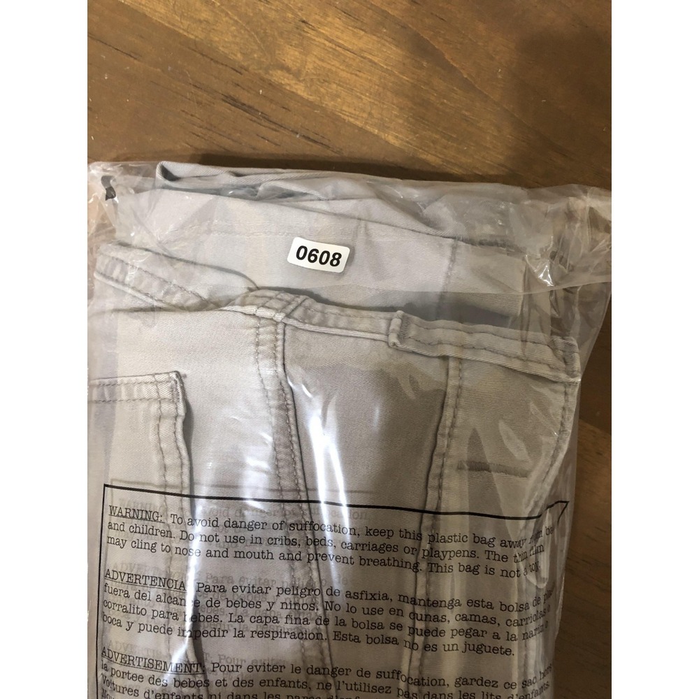 Hollister Cargo Pants Women's Size 2S (26x28) Ultra High Rise Baggy Beige - Picture 16 of 16